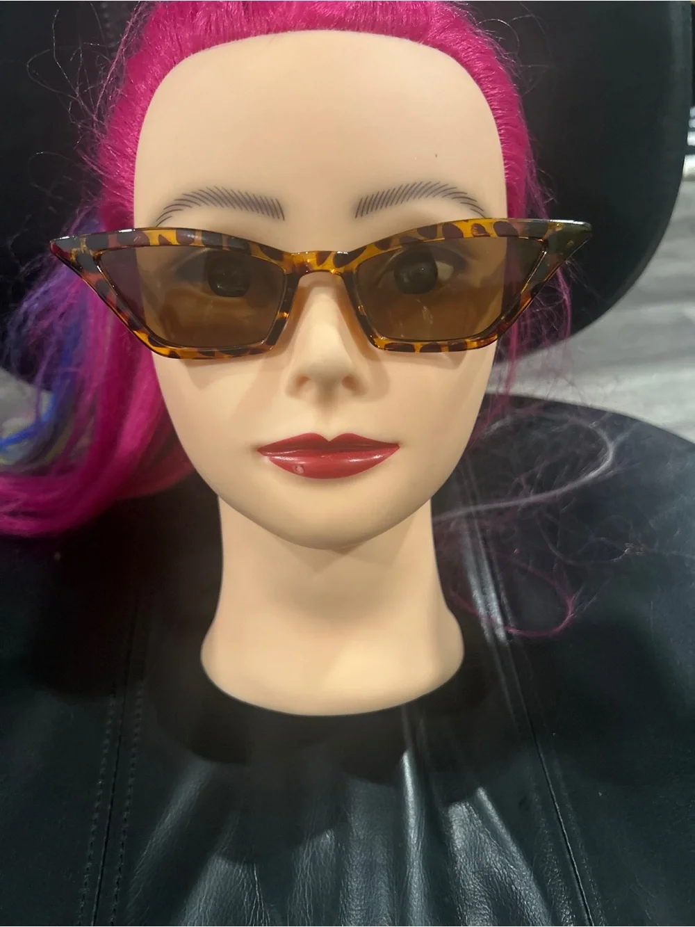 Tortoiseshell Cat Eye Sunglasses - Brown Lenses